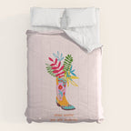 Grow where you are planted - Cowboy boot with Foliage Comforter Gallery Image 6
