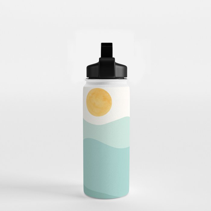 Peaceful Mountain Landscape Water Bottle Gallery Image 2