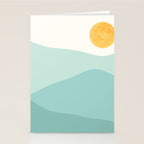 Peaceful Mountain Landscape Stationery Card Gallery Image 2