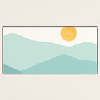 Peaceful Mountain Landscape Desk Mat Gallery Image 3