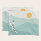 Peaceful Mountain Landscape Placemat Gallery Image 1