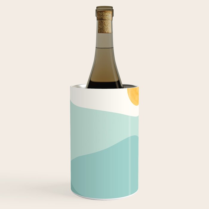Peaceful Mountain Landscape Wine Chiller Gallery Image 1