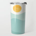 Peaceful Mountain Landscape Travel Mug Gallery Image 2