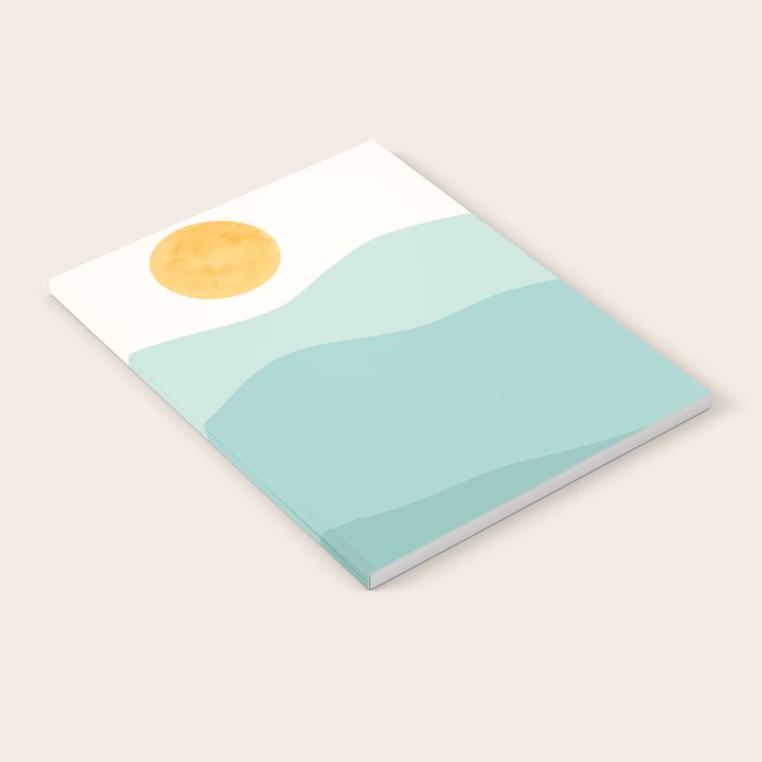 Peaceful Mountain Landscape Notebook Gallery Image 1