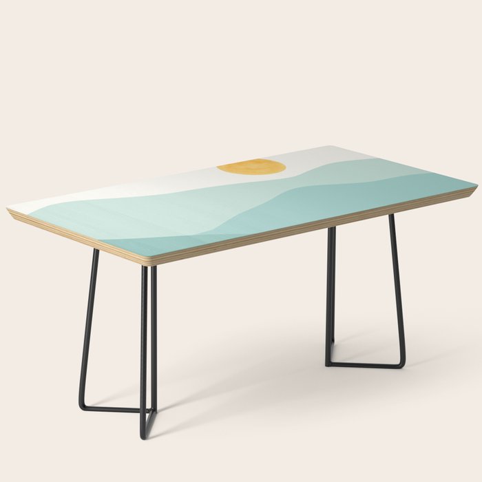 Peaceful Mountain Landscape Coffee Table Gallery Image 1