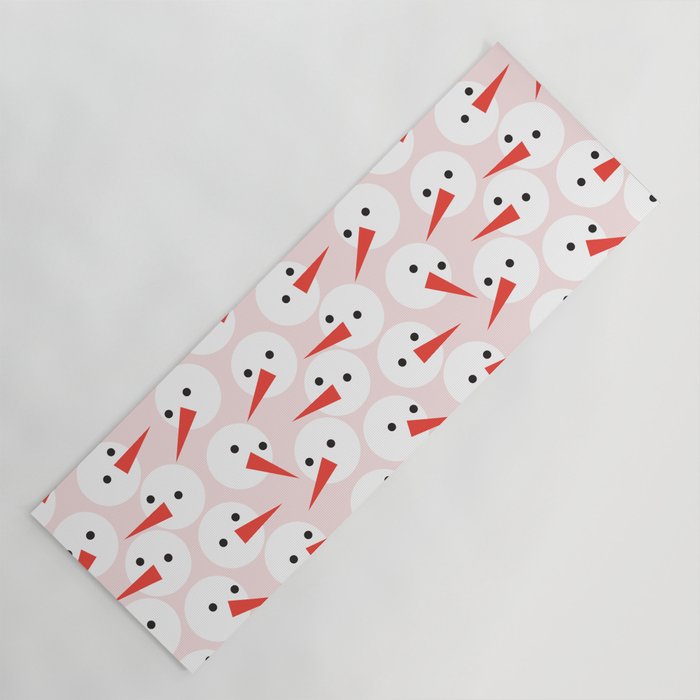 Snowman pattern Yoga Mat Gallery Image 1
