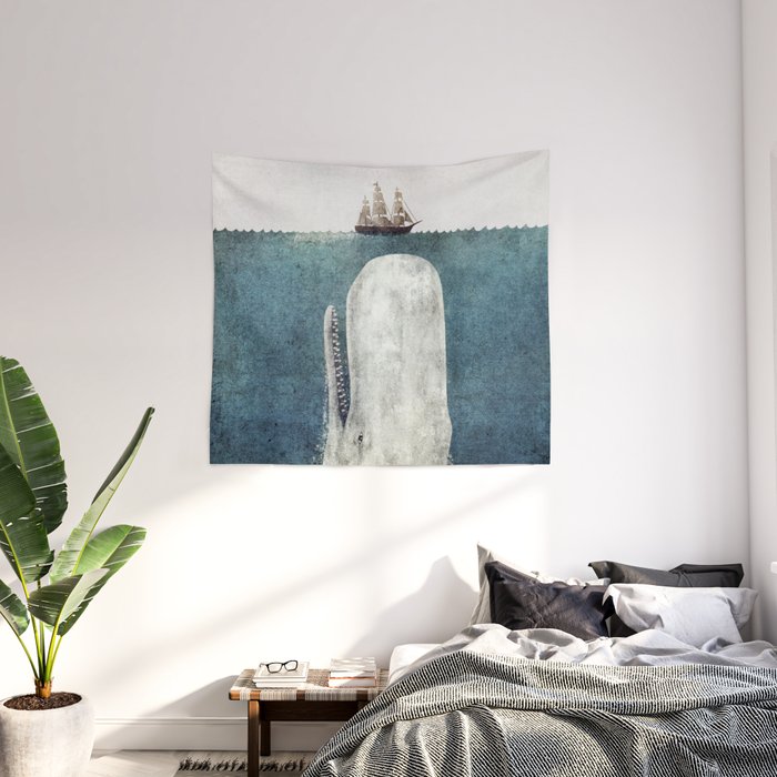 The White Whale Wall Tapestry Gallery Image 2