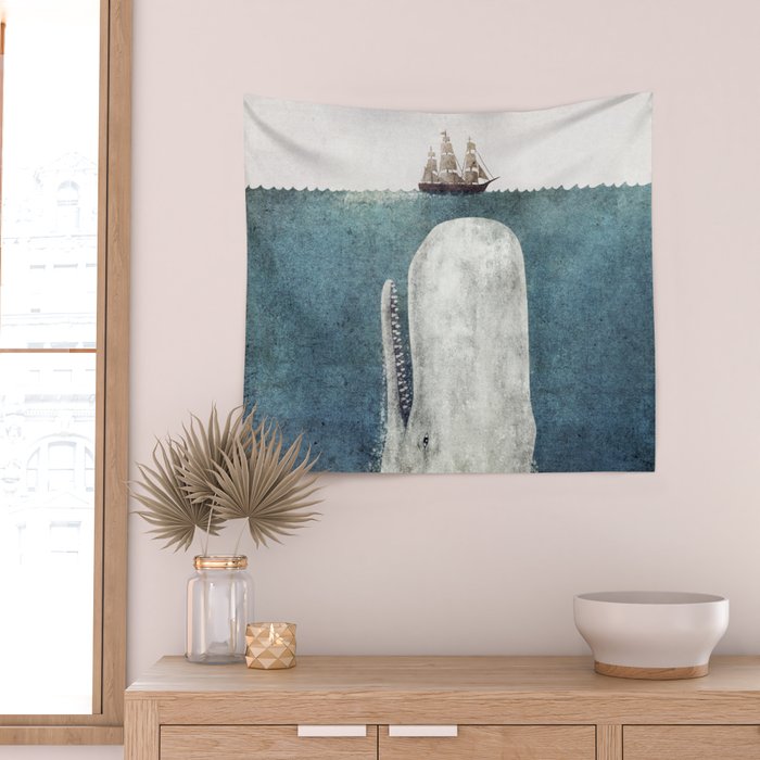 The White Whale Wall Tapestry Gallery Image 2
