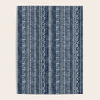 Funky Vertical Stripe in Indigo Poster Gallery Image 4