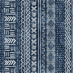 Funky Vertical Stripe in Indigo Coffee Mug Gallery Image 2