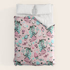 MInt Sugar Pinup Doll Pattern Comforter Gallery Image 6