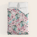 MInt Sugar Pinup Doll Pattern Duvet Cover Gallery Image 6