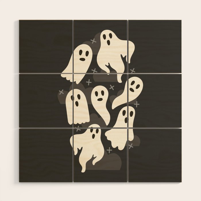 Ghosts Wood Wall Art Gallery Image 1
