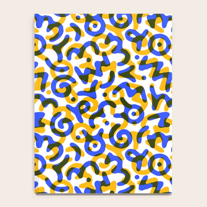 Abstract colorful doodle art pattern Notebook Gallery Image 4