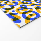 Abstract colorful doodle art pattern Welcome Mat Gallery Image 2