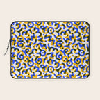 Abstract colorful doodle art pattern Laptop Sleeve Gallery Image 1