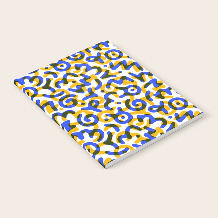 Abstract colorful doodle art pattern Notebook Gallery Image 2