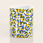 Abstract colorful doodle art pattern Coffee Mug Gallery Image 4