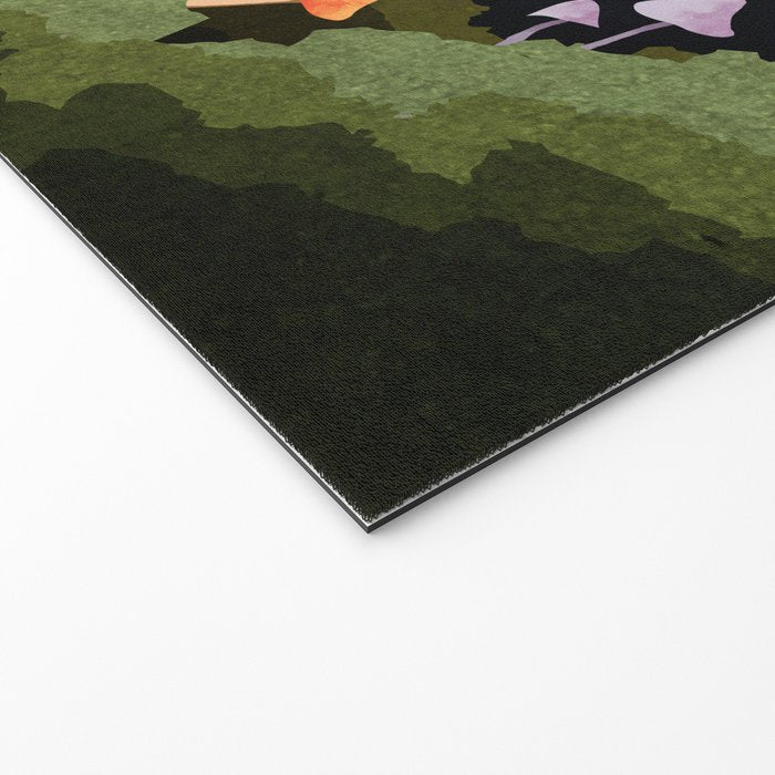 Midnight Mushrooms Welcome Mat Gallery Image 2