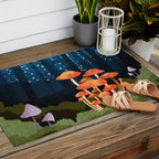 Midnight Mushrooms Outdoor Rug Gallery Image 2