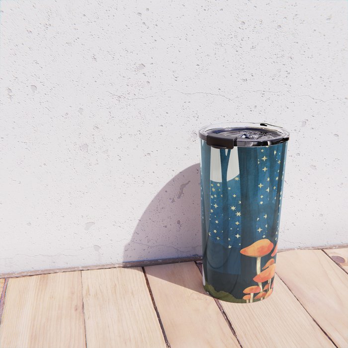 Midnight Mushrooms Travel Mug Gallery Image 4