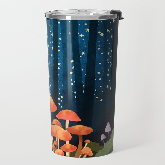 Midnight Mushrooms Travel Mug Gallery Image 2