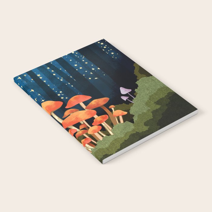 Midnight Mushrooms Notebook Gallery Image 2