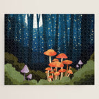 Midnight Mushrooms Jigsaw Puzzle Gallery Image 1