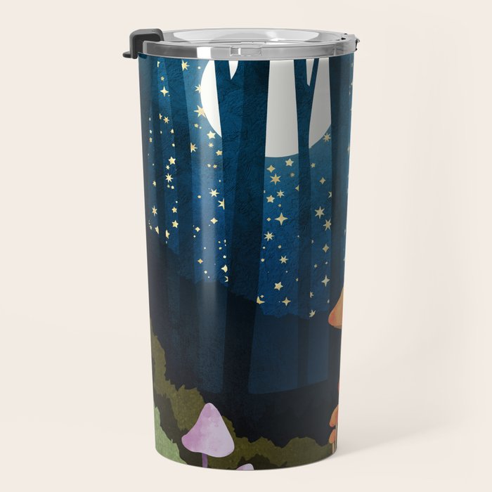 Midnight Mushrooms Travel Mug Gallery Image 3