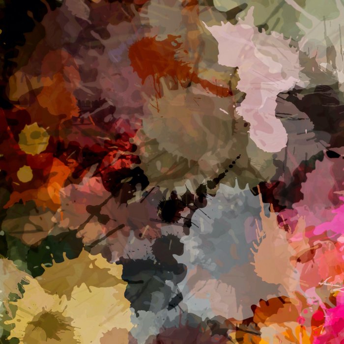 Paint Splatter Bouqet  Coffee Mug Gallery Image 2