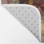 Paint Splatter Bouqet  Bath Mat Gallery Image 2