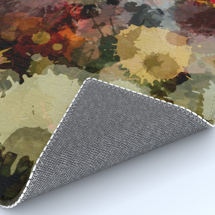 Paint Splatter Bouqet  Rug Gallery Image 4