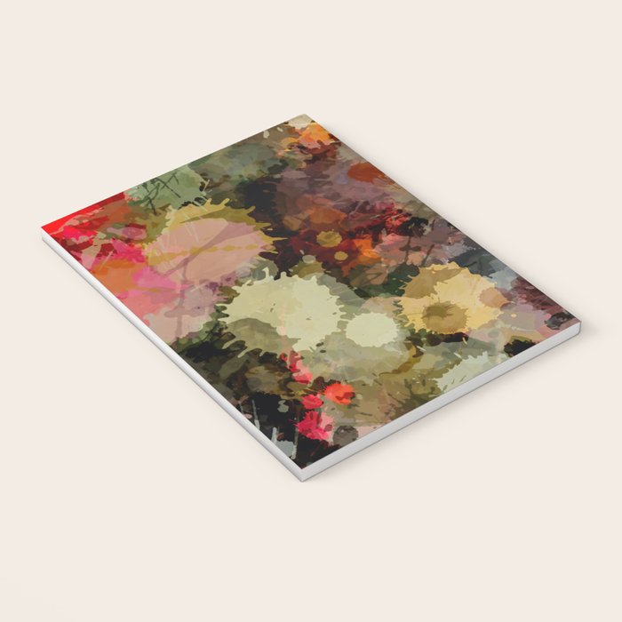 Paint Splatter Bouqet  Notebook Gallery Image 3