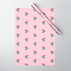 Art Nouveau Single Tropical Flower - Pattern Wrapping Paper Gallery Image 1
