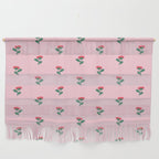 Art Nouveau Single Tropical Flower - Pattern Wall Hanging Gallery Image 1