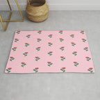 Art Nouveau Single Tropical Flower - Pattern Rug Gallery Image 1