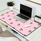 Art Nouveau Single Tropical Flower - Pattern Desk Mat Gallery Image 2