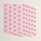 Art Nouveau Single Tropical Flower - Pattern Wrapping Paper Gallery Image 3