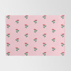 Art Nouveau Single Tropical Flower - Pattern Rug Gallery Image 2