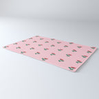 Art Nouveau Single Tropical Flower - Pattern Rug Gallery Image 3