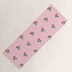 Art Nouveau Single Tropical Flower - Pattern Yoga Mat Gallery Image 1