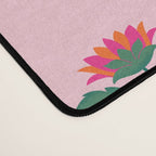 Art Nouveau Single Tropical Flower - Pattern Desk Mat Gallery Image 4