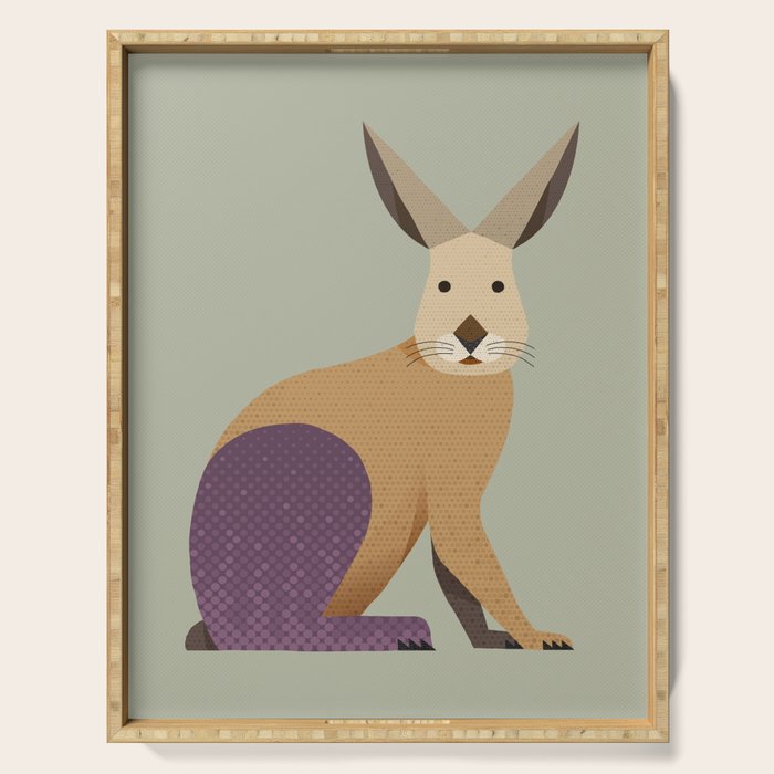 Whimsy European Hare Serving Tray Gallery Image 1