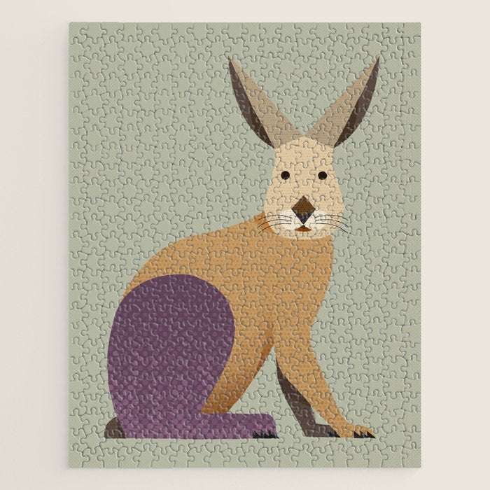 Whimsy European Hare Jigsaw Puzzle Gallery Image 1