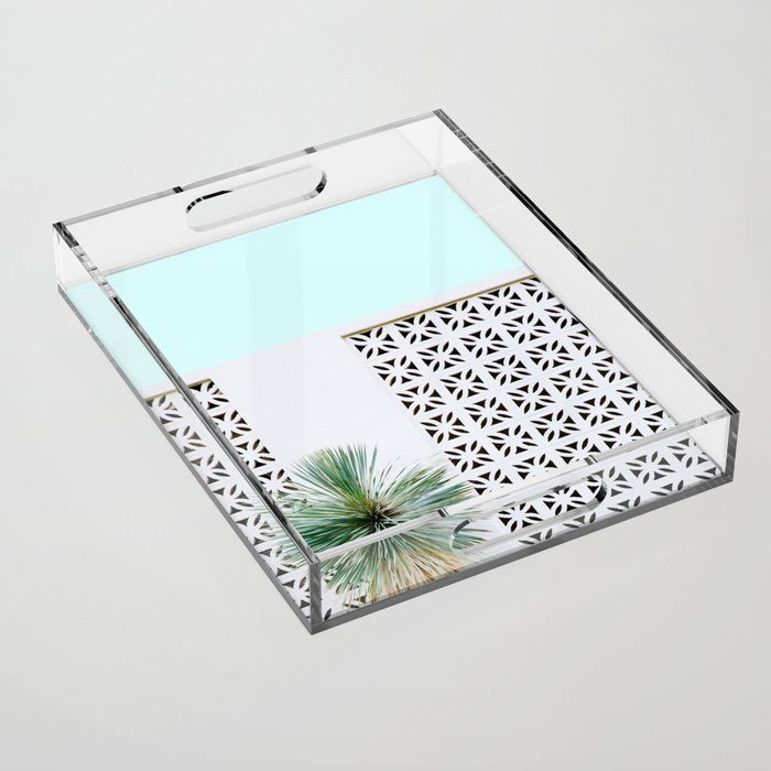 Palm Springs Cactus Acrylic Tray Gallery Image 1