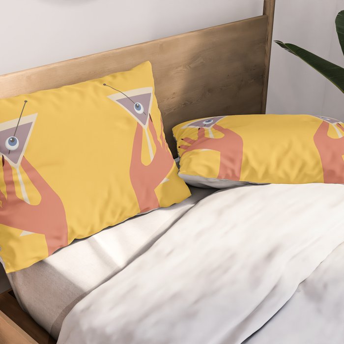 Vodka Martini - Boo Drink Pillow Sham Gallery Image 2