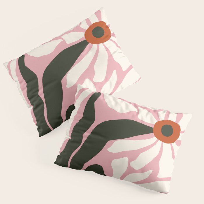 Lazy White Daisies  Pillow Sham Gallery Image 3