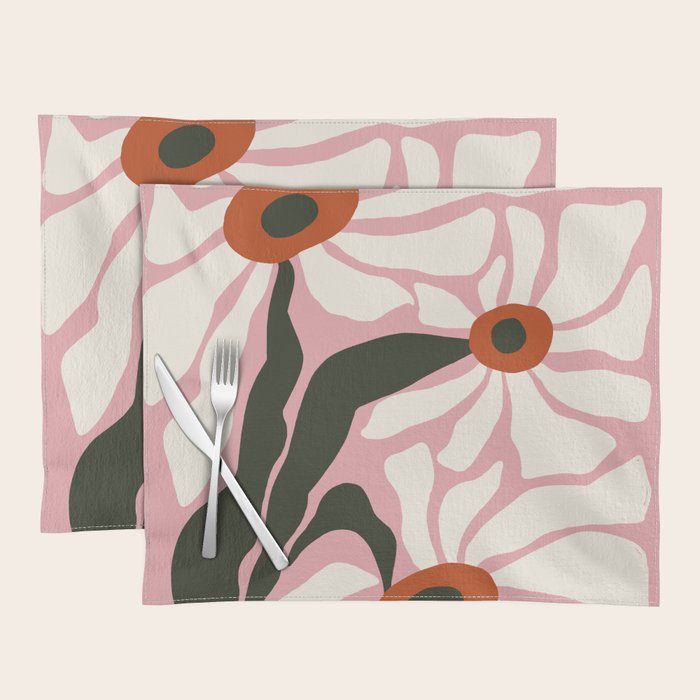 Lazy White Daisies  Placemat Gallery Image 1