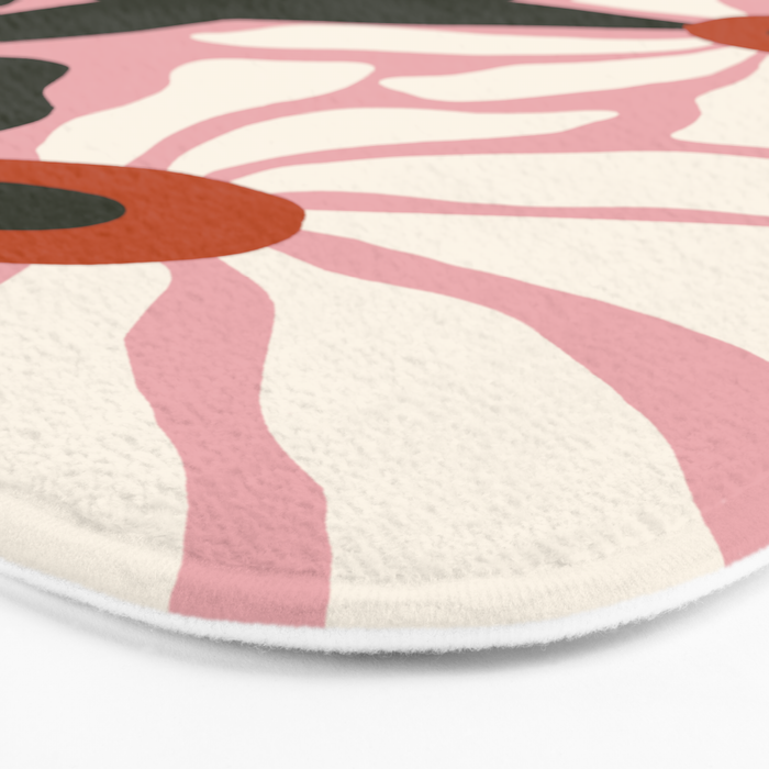 Lazy White Daisies  Bath Mat Gallery Image 3