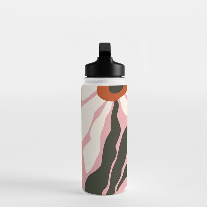 Lazy White Daisies  Water Bottle Gallery Image 3